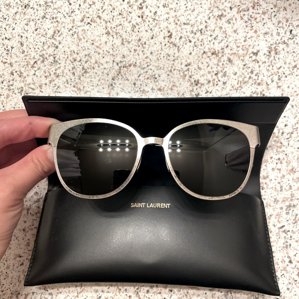 YSL Grey Designer Sunglasses